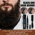 thumbnail image 5 of Momihoom Beard Pen, Beard Pencil Filler for Men Black- Water Proof Beard pen and beard brush Long Lasting Coverage Natural Finish, Male Mustache Repair Shape, 5 of 10