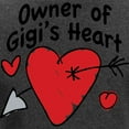 thumbnail image 3 of CafePress - OWNER OF GIGI's HEART Women's Long Sleeve Dark T S - Women's Long Sleeve Graphic Tee Casual Fit, 3 of 4