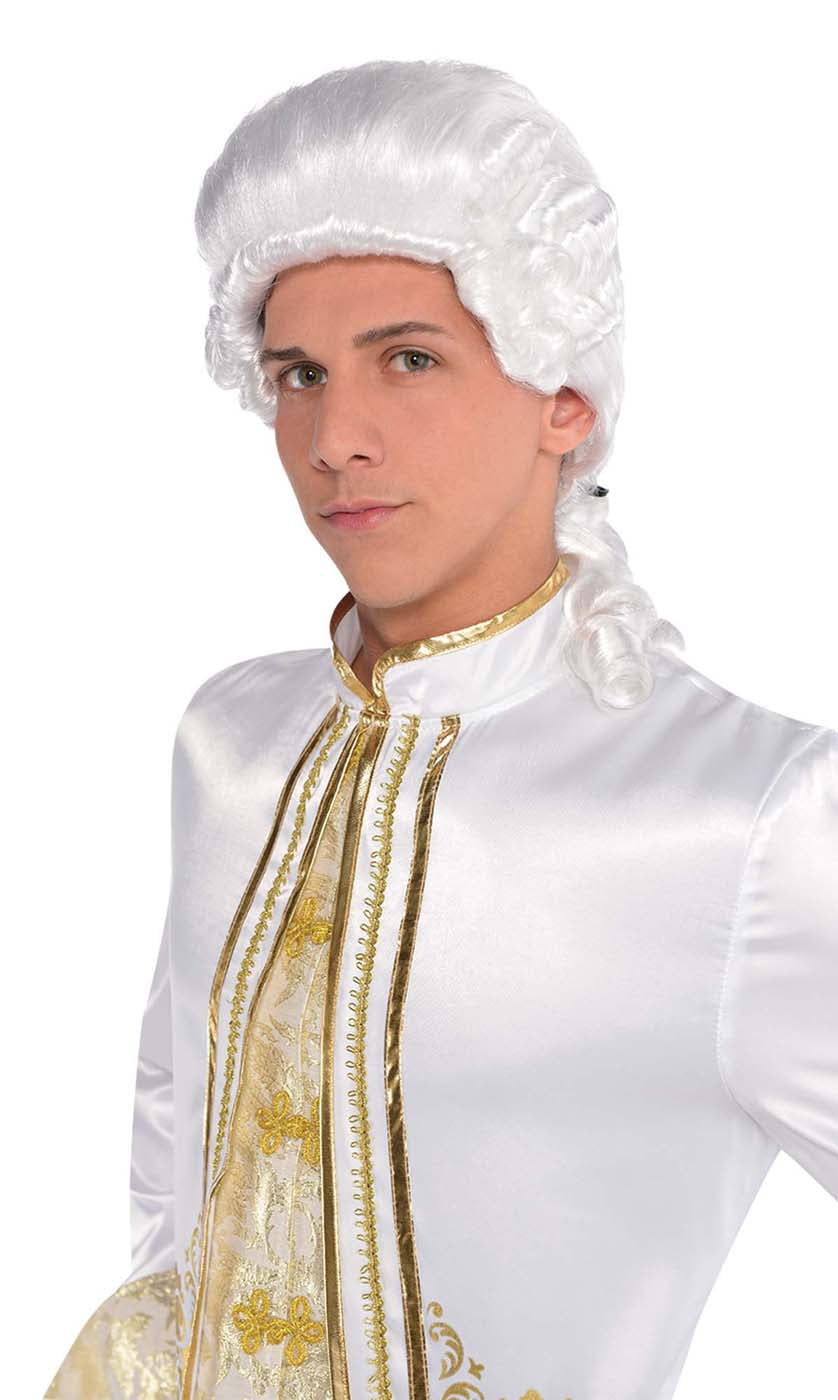 mens white costume wigs