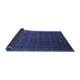 thumbnail image 2 of Ahgly Company Indoor Round Abstract Blue Contemporary Area Rugs, 6' Round, 2 of 4
