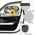 thumbnail image 6 of Yuyamidu Brown Cow Print Sun Shade for Car Window Baby Window Shades for Car SUV Truck Sedan 2 PCS Sunflower Side Window Sun Shade Women Rear Sunshade for Car Window Sun Visor, 6 of 7