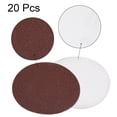 thumbnail image 3 of Uxcell 60 Grits Sanding Discs Hook and Loop Wet Dry Sandpaper Sander Aluminum Brown 20pcs, 3 of 6