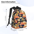 thumbnail image 2 of Easygdp fall Pumpkin Daisy Mochila Casual para Portátil, Mochila para Escuela, Viajes, Negocios, 2 of 6