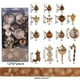 thumbnail image 2 of Decoraciones navideñas, adornos navideños, regalos navideños Juego de 30 adornos navideños con forma de bastón de caramelo y cinta. Combinación de bolas y cintas., 2 of 4
