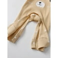 thumbnail image 5 of Newborn Baby Boy Bear Style Long Sleeve Romper and Hat Outfit Set Khaki, 5 of 6