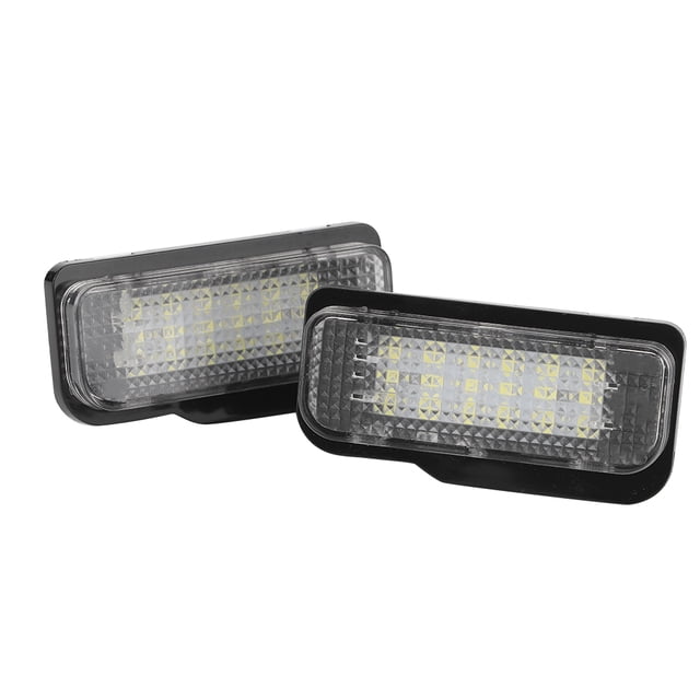 2 lámparas LED para matrícula de coche, 6000 K, compatibles con Tesla Model S (2012-2015, CC 12 V)
