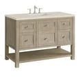 thumbnail image 2 of James Martin Vanities 330-V48-3Emr Breckenridge 48" Single Basin Wood Vanity Set - White, 2 of 7