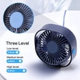 thumbnail image 3 of Mini ventilador USB de 4 pulgadas azul oscuro WT-312 Adepaton FLD-2330, 3 of 8