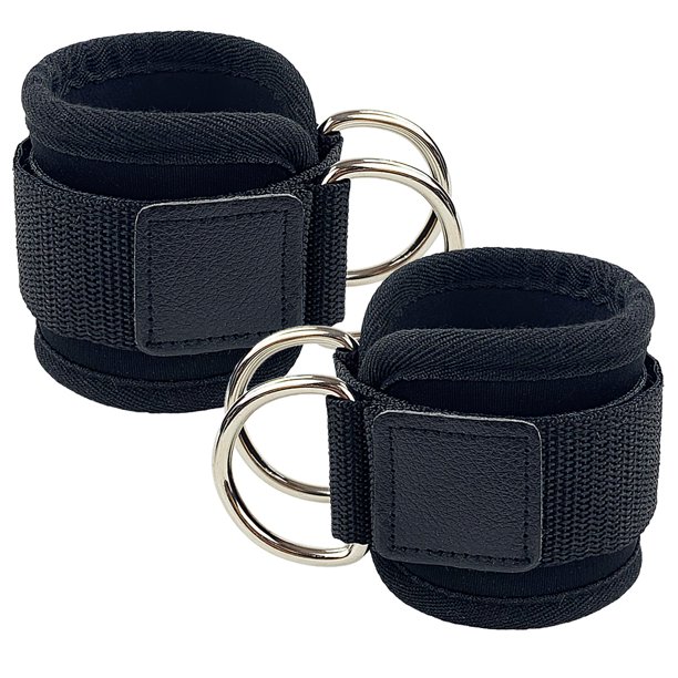 Tobillo De Fitness Pórtico Suave Hebilla De Anillo Doble D Correas De Tobillo Ajustables Estiramiento Duro Usable Entrenamiento Fuerza De Pierna Cinturón De Asistencia Con Pegatina Para Guardurnaity OD007148-00