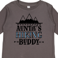 thumbnail image 4 of Inktastic Auntie Hiking Buddy Hiker Boys Long Sleeve Toddler T-Shirt, 4 of 5