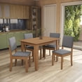 thumbnail image 1 of Juego Comedor Kappesberg 1.2m con 4 Sillas Luna Canela/Gris, 1 of 8