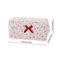 thumbnail image 3 of Floral Makeup Bag, Cute Quilted Makeup Toiletry Bag, Zipper Cosmetic Pouch, Daily Travel Use Skincare Bag, Multipurpose Organizer Bag, 3 of 5