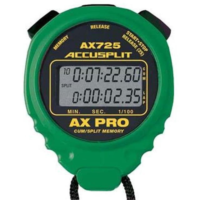 Olympia Sports TL005P ACCUSPLIT AX725 Pro Minuteur - Vert