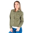 thumbnail image 1 of Chamarra Oggi Mujer Corte Slim Gabardina Verde OGGI JEANS CHAMARRA DAMA OLIVO, 1 of 5