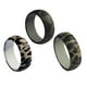 thumbnail image 1 of 3 piezas/paquete de anillos de boda de goma para hombre, anillo Punk con patrón de Chic jinwen Banda del anillo del dedo del silicón, 1 of 8