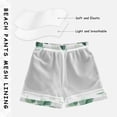 thumbnail image 5 of Green Leaves on White Background Boys Swim Trunks Quick Dry Boy Swim Shorts for 3-14 Years, 5 of 8