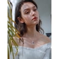 thumbnail image 5 of Dorunmo Bat Necklace for Women 925 Sterling Silver Halloween Necklace with Blue Zircon Bat Pendant Halloween Jewelry Gift, 5 of 6