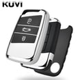 thumbnail image 3 of Soft TPU Cover Case Fob Compatible with Magotan Passat B8 u0026 Skoda Superb A7 - Blue, 3 of 5