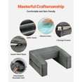 thumbnail image 4 of VEVOR Coussin de Lecture Coussin de Bureau pour les Genoux avec 2 Poches et Porte-Gobelet Tissu Lavable, 4 of 9