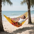 thumbnail image 5 of Hanging Hammock Portable Travel Camping For Outdooor Beach Camping Hiking Abstract Guitar Design, 5 of 8