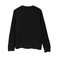 thumbnail image 6 of Wutalume Women's Fashion Long Sleeve Solid Color Round Neck Thickened Oversized Slouchy Knitted Pullover Sweater, Cozy Winter Warm Casual Loose Fit Tops for Daily Wear,Black L, 6 of 8