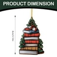 Black and Friday Deals 2024 CAKVIICA Christmas Tree Shape Bookshelf