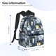 thumbnail image 2 of Disketp Penguin Arctic Adventure Mochila Ligera Clásica con Múltiples Bolsillos, Mochila Casual para Hombre y Mujer, Ideal para Escuela, Trabajo y Viajes, 2 of 6