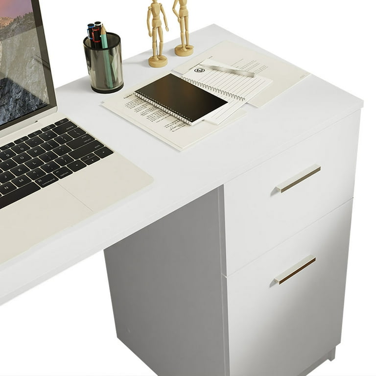 Compact Computer Desk Study Table for Small Spaces Home Office 43 Inch –  Madesa US