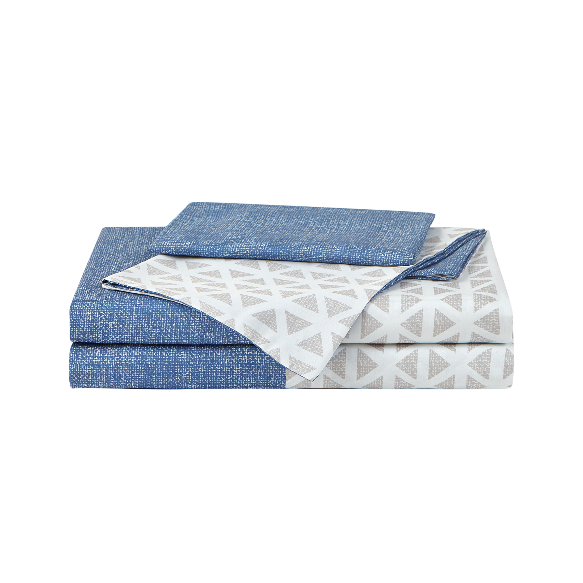 Style2 Gaia Blue 7-Piece Mix & Match Reversible Bed in a Bag, Queen - image 4 of 17