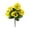 Yellow, variant on Artificial Pansy Flower Bouquet Outdoor UV Resistant Faux Pansies Flowers Bundle Realistic Silk Fake Bouquets for Porch Garden Yard Window Decor