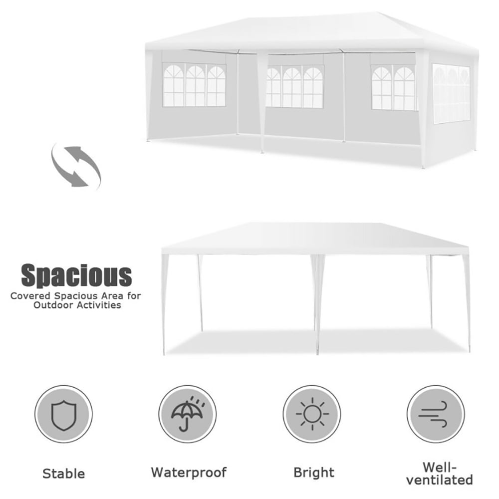Aimee Lii 10 x 20 Feet Outdoor Party Wedding Canopy Tent with Removable Walls and Carry Bag, Backyard Canopy Gazebo for Party Wedding BBQ Events Aimee Lii 10 x 20 Feet Outdoor Party Wedding Canopy Tent with Removable Walls and Carry Bag, Backyard Canopy Gazebo for Party Wedding BBQ Events