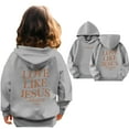 thumbnail image 4 of Kids Boys Hoodies Jesus Loves You Hoodies Long Sleeve Graphic Sweatshirt Girls Casual Oversize Pullover Top Preppy Clothes Boy Clothes 4-5 Years Cute&nbsp;Boy Girl&nbsp;Clothing, 4 of 9