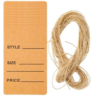  STP24517  Staples Retail Marking and Pricing Tags with String -  1-29/32 x 1-1/4 - White - 50 Pack