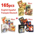 thumbnail image 2 of 165-11pcs Gold Colorful Card Set Black Vmax Vstar Sliver GX Box Pikachu Carta Charizard German French Spanish Game Cards, 2 of 5
