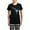 With Checker Pant, variant on CafePress - Blowing Dandelion Aqua Women's Dark Pajamas - Women's Short Sleeve Print T-Shirt and Pants Dark Cotton Pajama Set