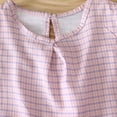 thumbnail image 5 of mgoYE Toddler Baby Girl Clothes 1-2 Years Summer Sleeveless Plaid Tank Top Casual Short Sets 2 Piece Outfits Pink, 5 of 5