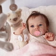 thumbnail image 3 of Muñeca Reborn, GYCV, realista, para niña, 48 cm, con juego de juguetes para alimentarse, 3 of 5