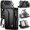Black, variant on CaseMe C36 Wallet Case for iPhone Duo RFID Card Slots Zipper Pocket Straps, Black
