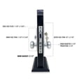 thumbnail image 5 of Mortise Keyed Lockset - Right Hand - Satin Chrome US26D Finish - 2-1/2" Backset - 2 SC1 Keys, 5 of 6