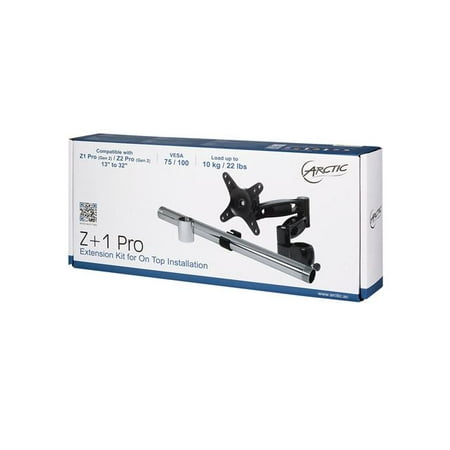 Oem Pre Installation Kit Arctic AEMNT00028A Z+1 Pro, Monitor Arm Extension Kit for On Top Installation, Compatible with ARCTIC monitor arms Z1 Pro (Gen 2) & Z2 Pro (Gen 2) ()