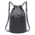 thumbnail image 2 of Bolsas De Deporte Bolsas deportivas con cordón Mochila cómoda para exteriores Ciclismo al aire libre (negro) Tmvgtek Para Estrenar, 2 of 7