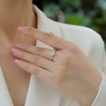 thumbnail image 3 of 1.0 Carat/S925 Silver Moissanite Ring, Men's, Women's, Temperament and Fashion, Party, Engagement, Wedding, Gifts for Men and Women, Wedding Anniversary, GRA Certificate, Platinum Plated 18K, 3 of 8