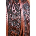 thumbnail image 3 of 76JD 32" Roper Mens Tan Hand Tooled Floral Design Belt With Silver Buckle Tan, 3 of 4