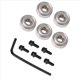 thumbnail image 2 of 5X Juego de Rodamientos de Cabeza de Cortador de Brocas de Enrutador de Rodamientos Superiores Kit de Accesorios de Rodamientos de Bolas Interior 4,76 mm Exterior 12,7 mm, 2 of 5