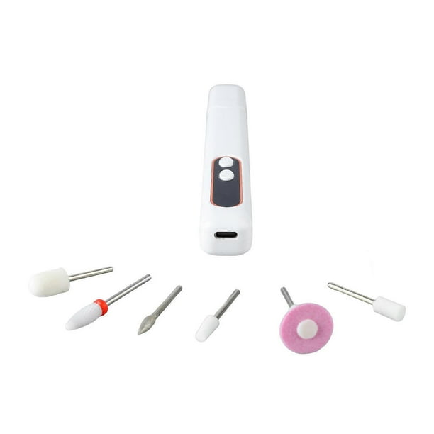 Nail Drill Portable Multifunctional Electric Nail File Set for Manicure Grinding Polishing