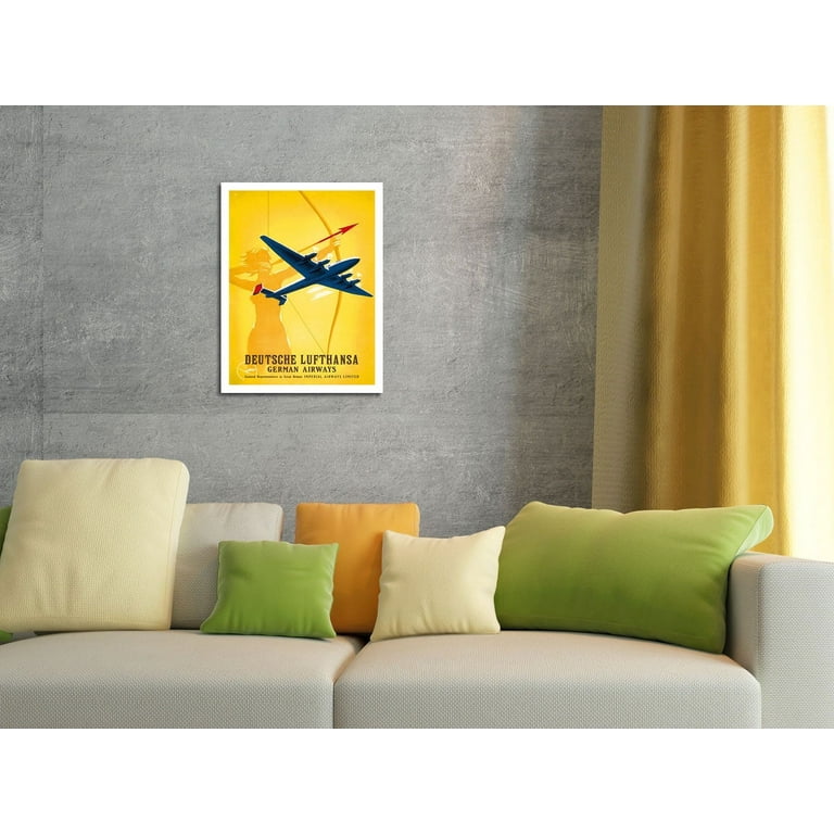 Deutsche Lufthansa German Airways - Female Archer - Vintage