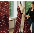 thumbnail image 5 of Soimoi Red Cotton Poplin Fabric Bottle & Panda Dots Decor Fabric Printed Yard 42 Inch Wide, 5 of 7