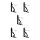 thumbnail image 2 of Riwesomey Soporte triangular estable y resistente en forma de L para estante de almacenamiento Moldura integrada en forma de L Estante de carga Type2 NO2, 2 of 6