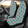 thumbnail image 2 of KXMDXA Set of 2 Car Seat Covers Cartoon Red Blue Avatar Universal Auto Front Seats Protector Fits for Car,SUV Sedan,Truck, 2 of 3