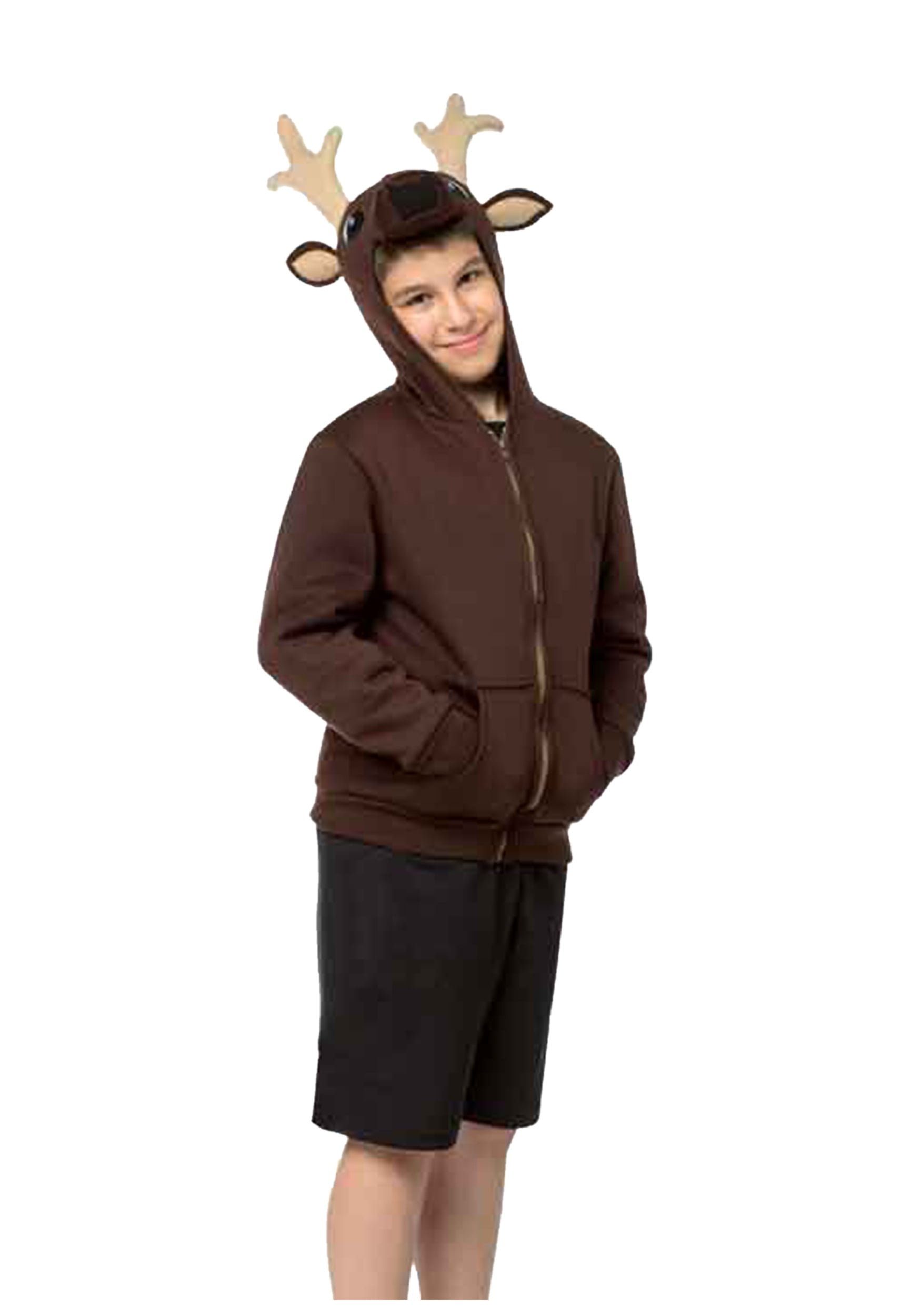 Child Reindeer Hooded Sweatshirt 